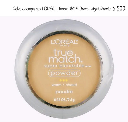 Polvos L'Oreal super-blendable tono W4.5