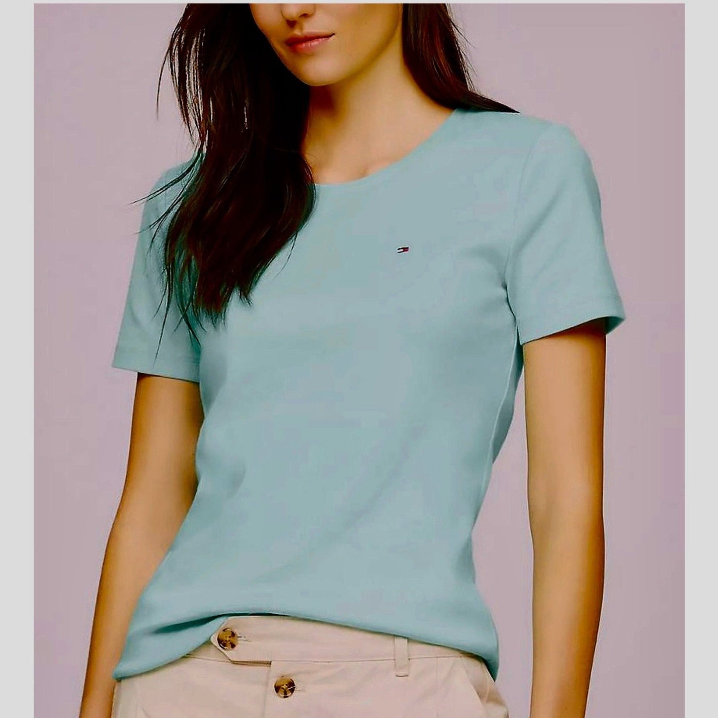 Blusa TH verde menta