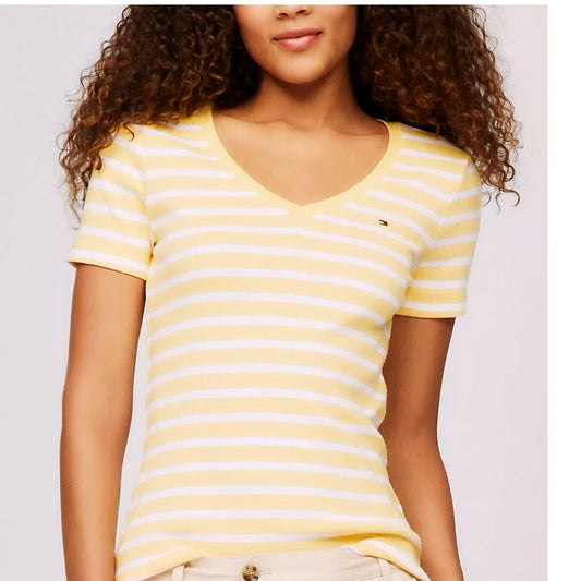 Blusa TH amarillo rayas