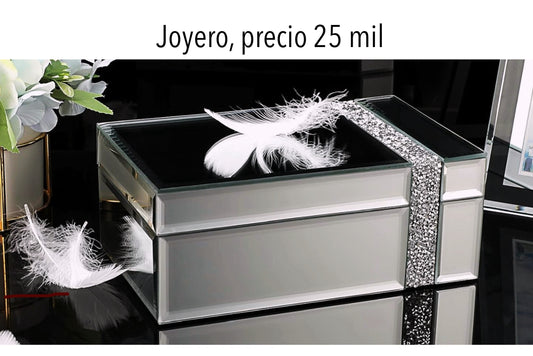 Joyero en diamante triturado