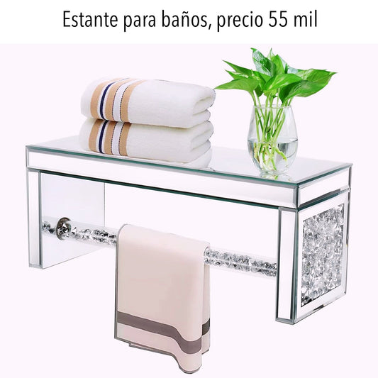 Estante para baños en diamante triturado grande