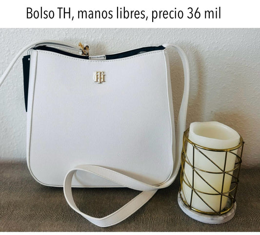 Bolso Manos Libres TH blanco mujer