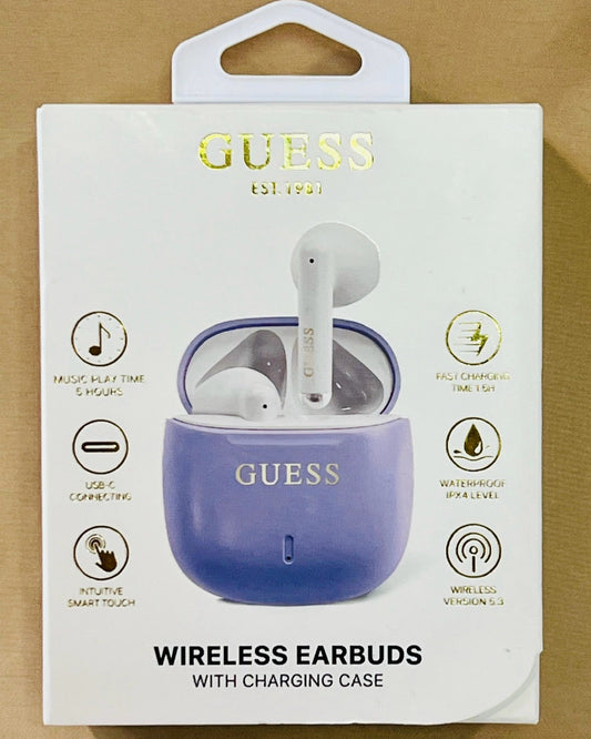 Audífonos Guess Bluetooth blancos