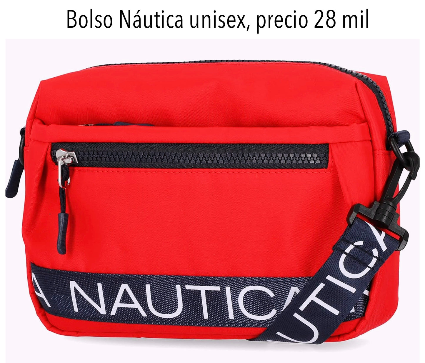 Bolso Náutica rojo original