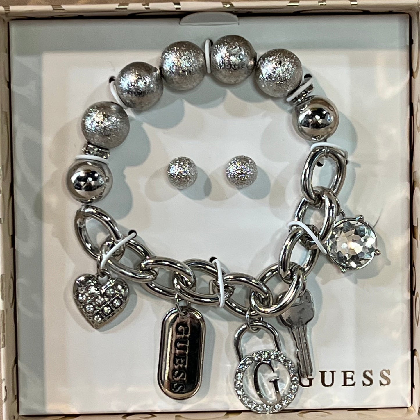 Joyería Guess Pulsera plateada