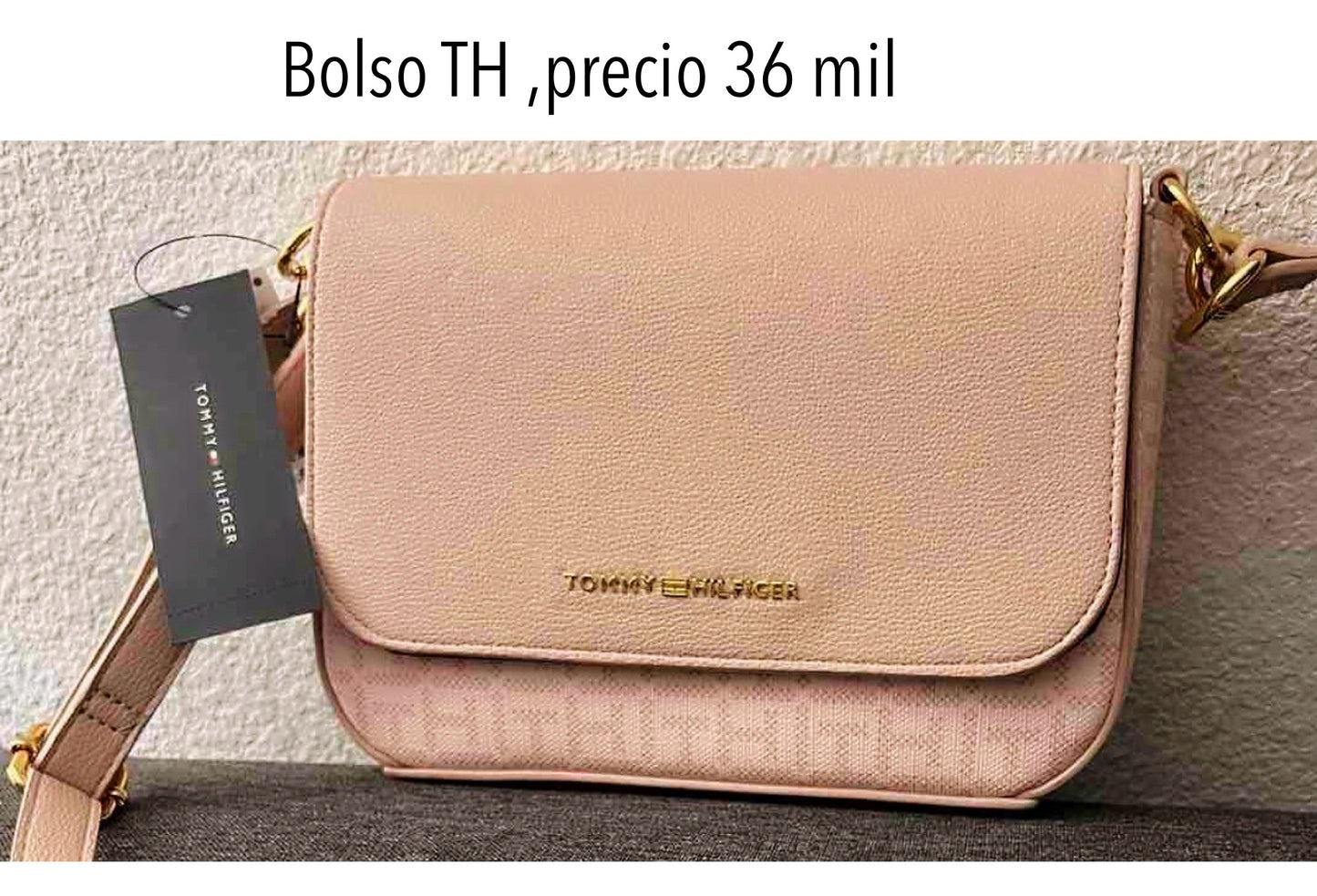 Bolso Manos Libres TH rosado