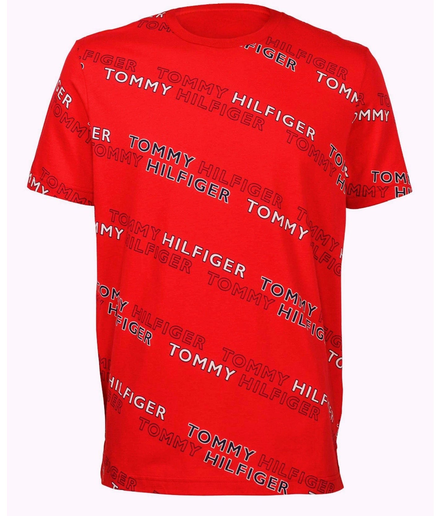 Camiseta TH en rojo con estampado