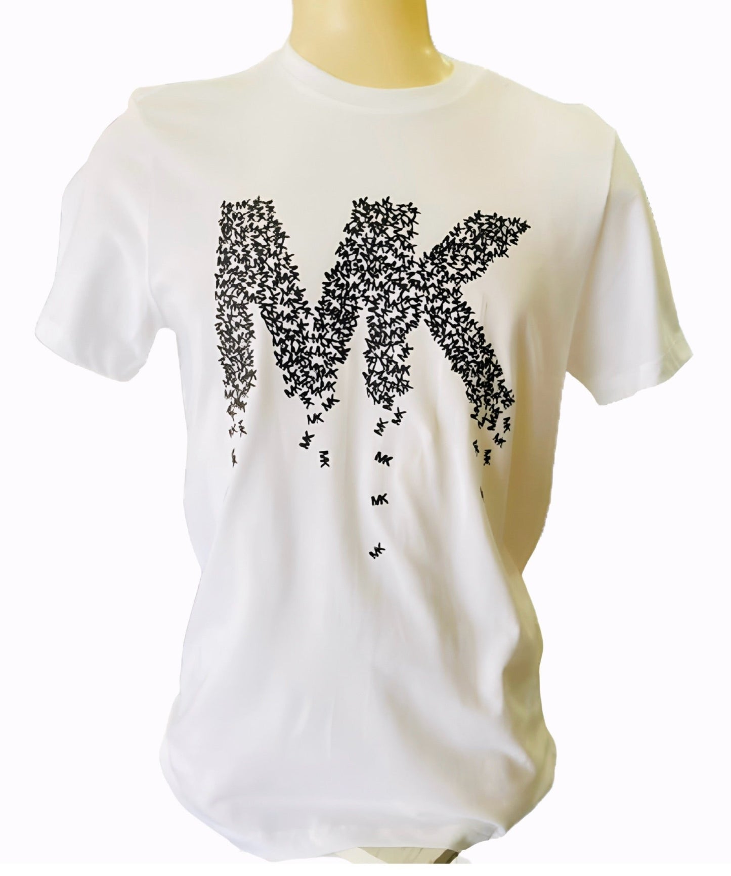 Camiseta MK blanca con estampado