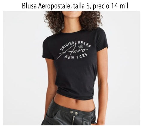 Blusa Aeropostale negro