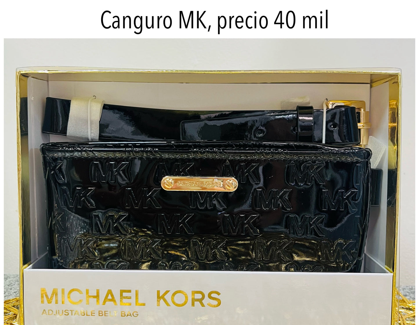 Canguro Michael Kors negro