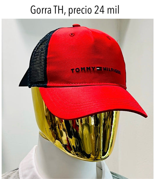 Gorra TH roja con malla
