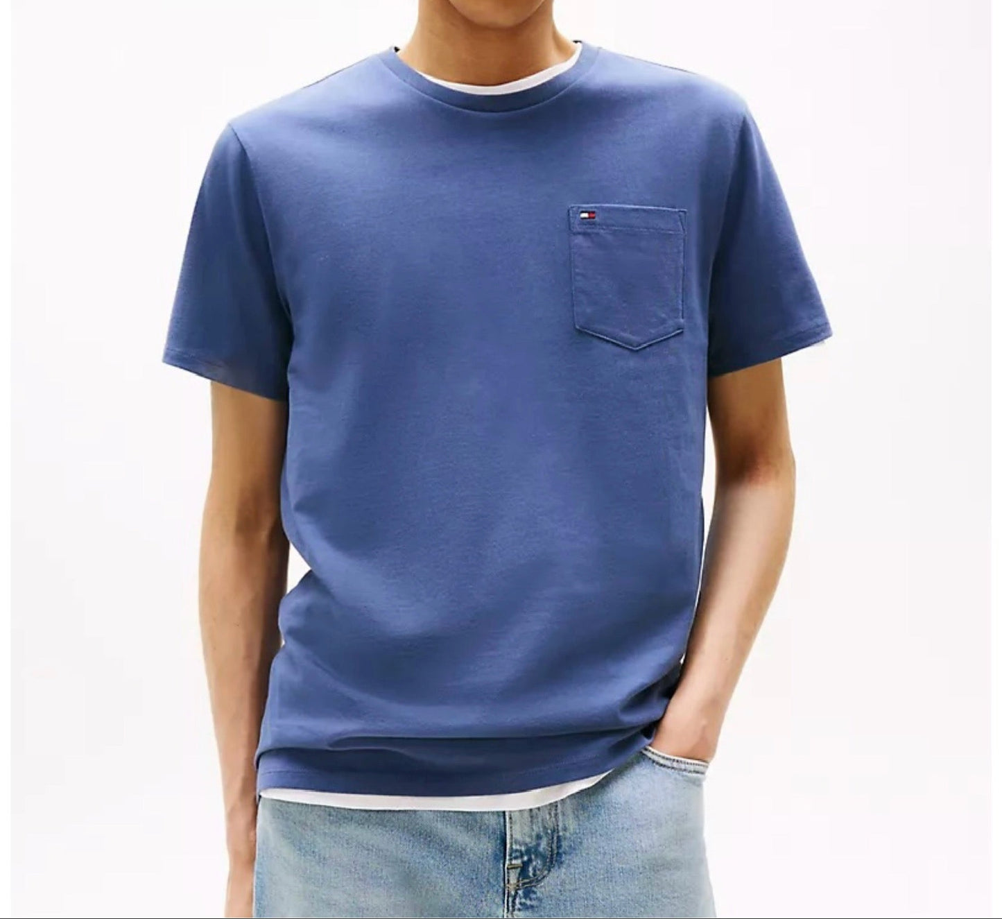 Camiseta TH gris ratón con bolsa