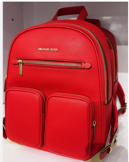 Mochila MK rojo cuero