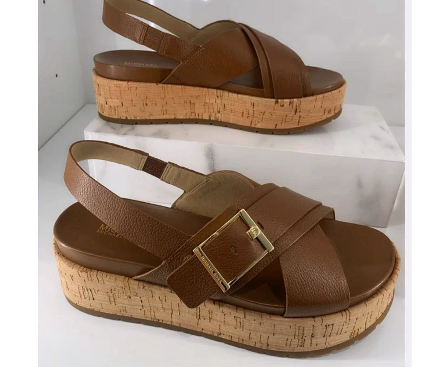 Sandalias MK camel