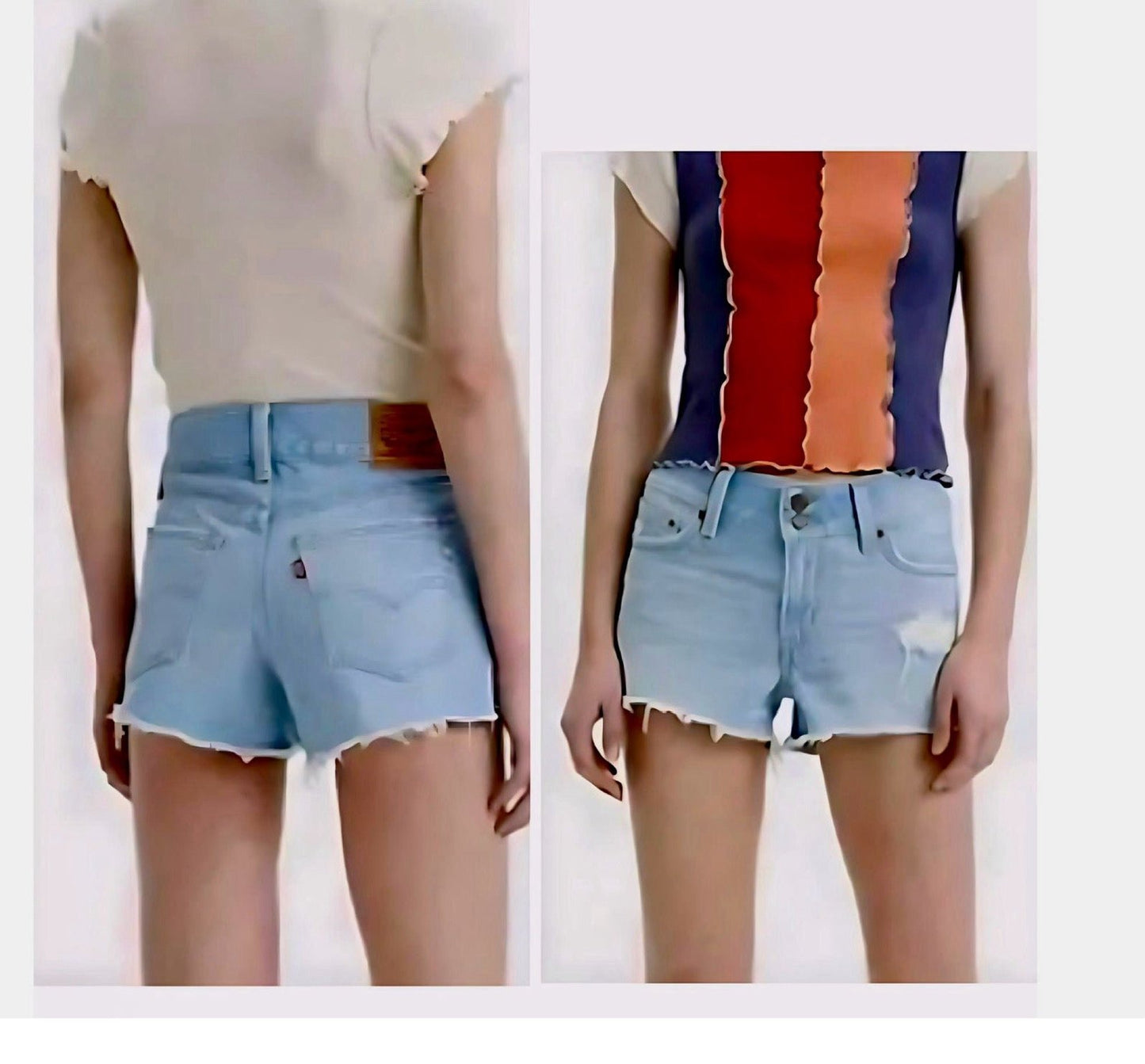 Short de mezclilla Levi's mujer