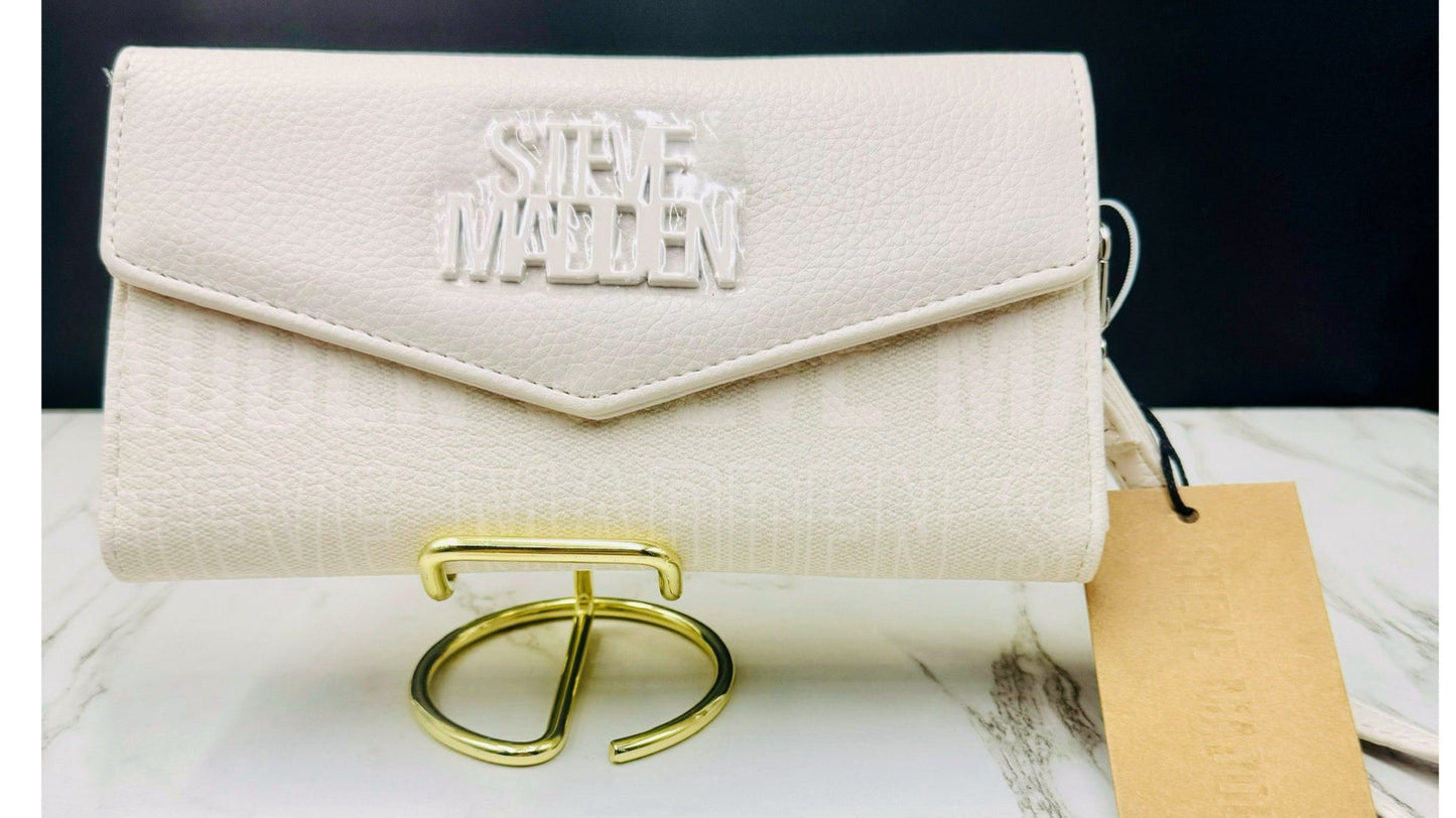 Billetera Steve Madden Mujer Blanco hueso