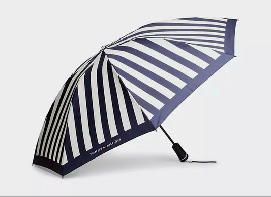Sombrilla TH rayas blancas y azul