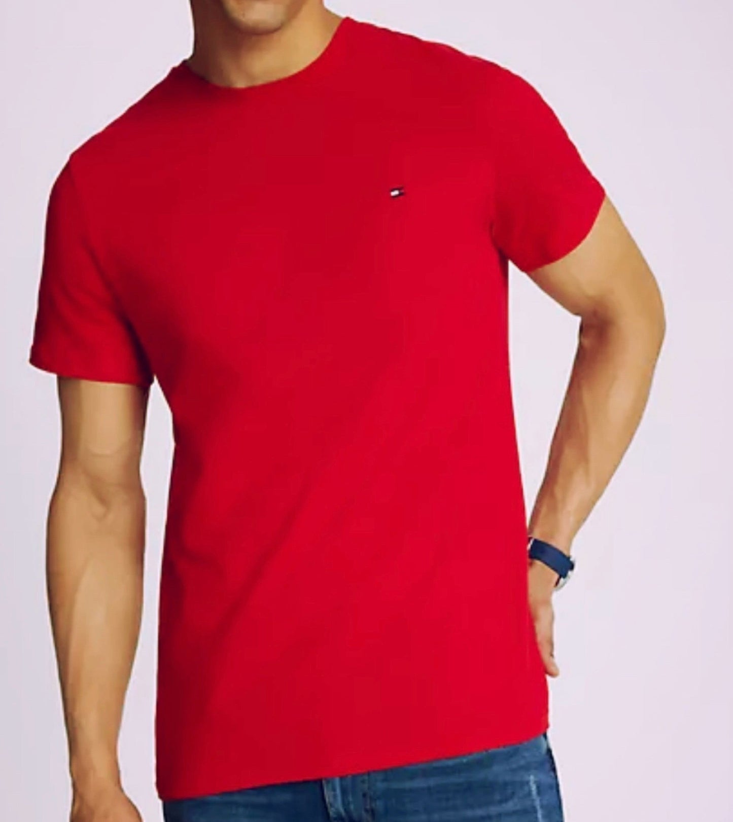 Camiseta TH rojo hombre