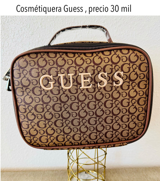 Cosmetiquera Guess café