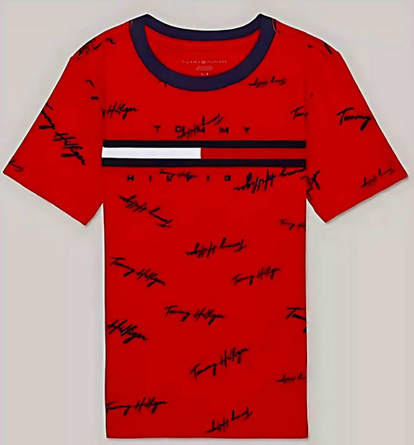 Camisa TH estampada rojo niño