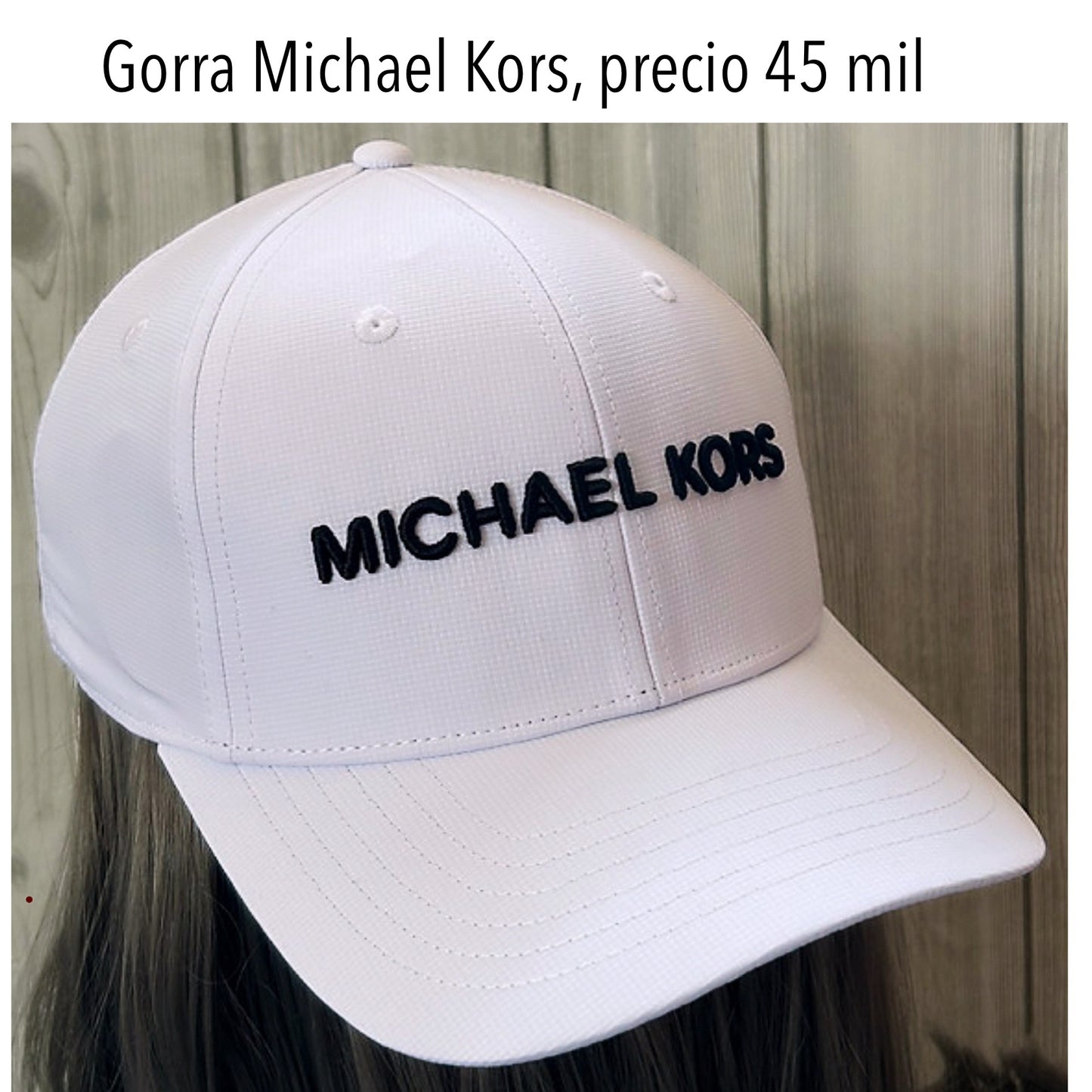 Gorra MK blanca