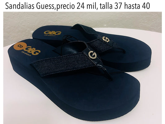 Sandalias Guess Mujer original azul