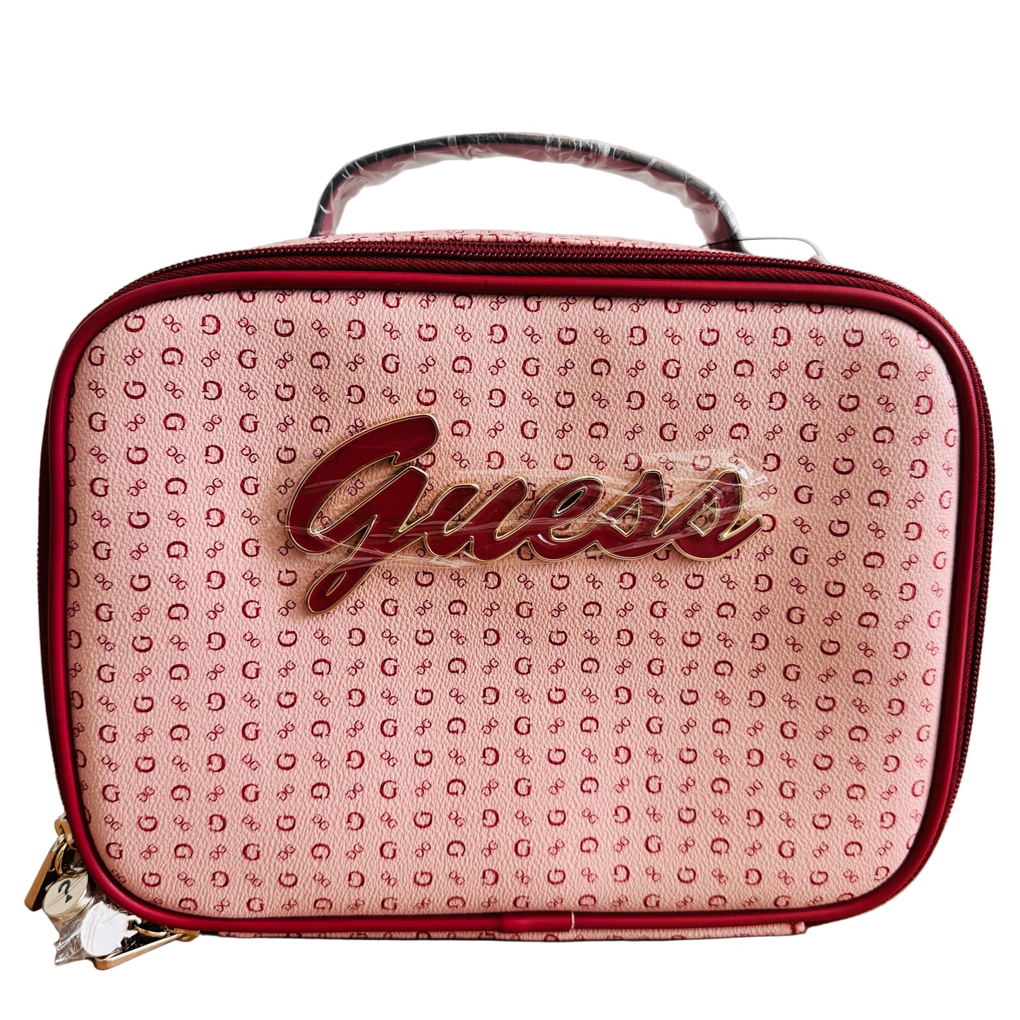 Cosmetiquera roja Guess